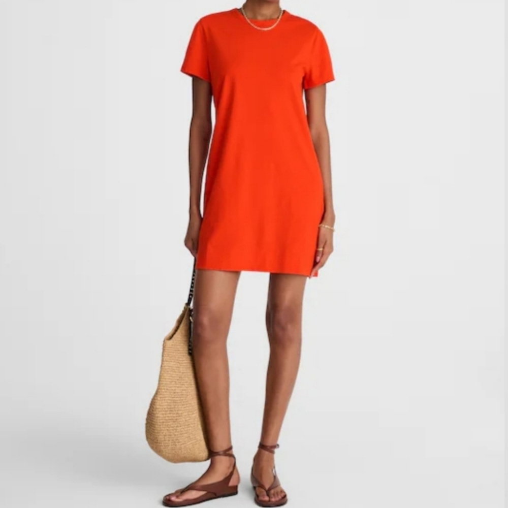 MADEWELL Red Tee Shirt Dress Size LARGE